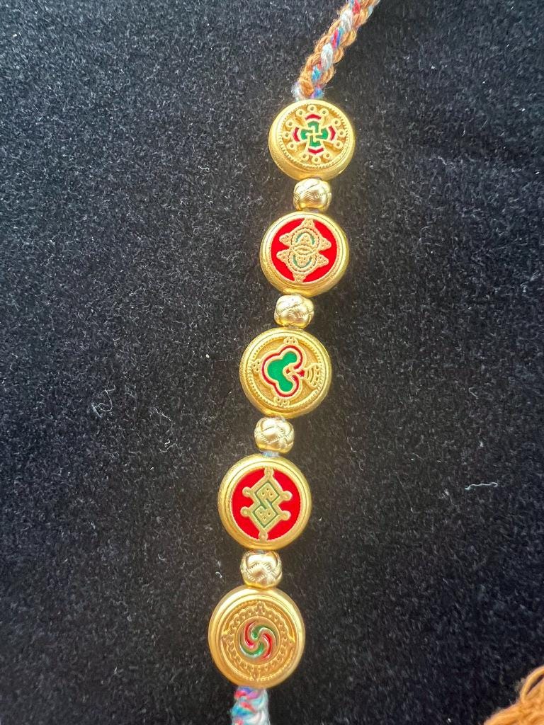 Tibetan Hand Knotted Necklace | 26 inches | Add your own pendant | - The Incense Stick