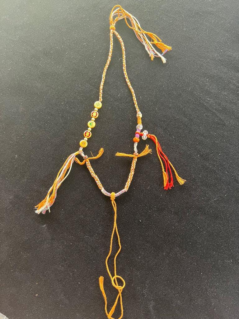Tibetan Hand Knotted Necklace | 26 inches | Add your own pendant | - The Incense Stick