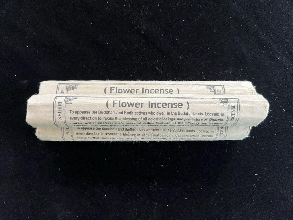 Flower Incense | Bhutanese Incense | Lopen Tandin Dorji | 28 sticks | Bhutan Jewel Incense House - The Incense Stick