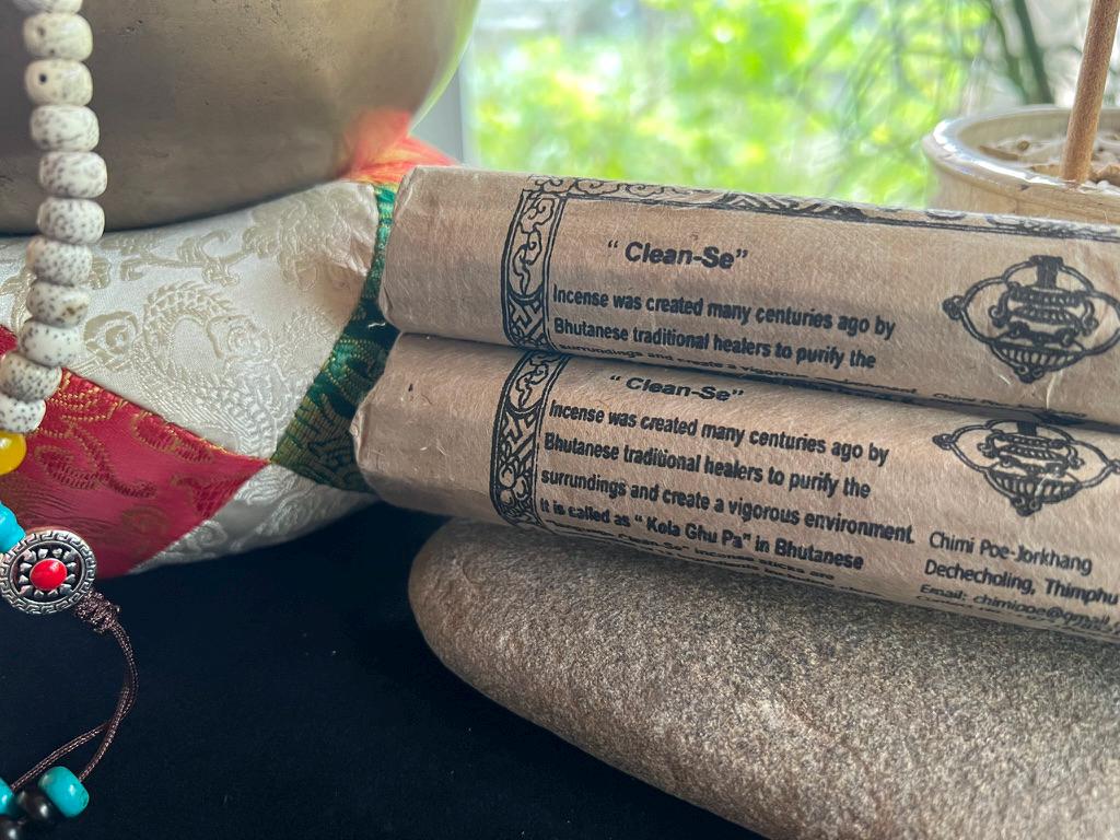 Clean - Se Incense | Bhutanese Himalayan Style Incense | 27 sticks | 9 inches | Chimi Incense | Clean Environment - The Incense Stick