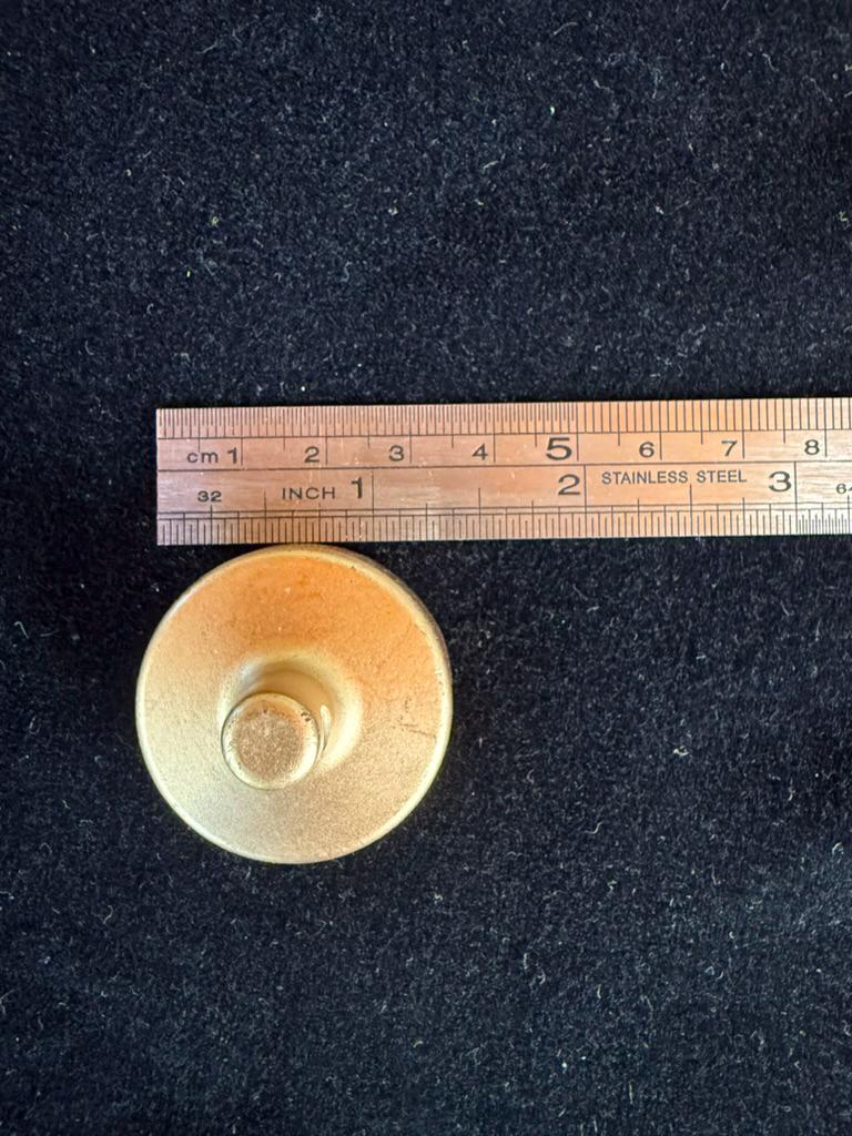 Guru Rinpoche Mini Round Tsa Tsa Mold | Metal Alloy | Approx 1 1/2 Inches | Guru Padmasambhava - The Incense Stick