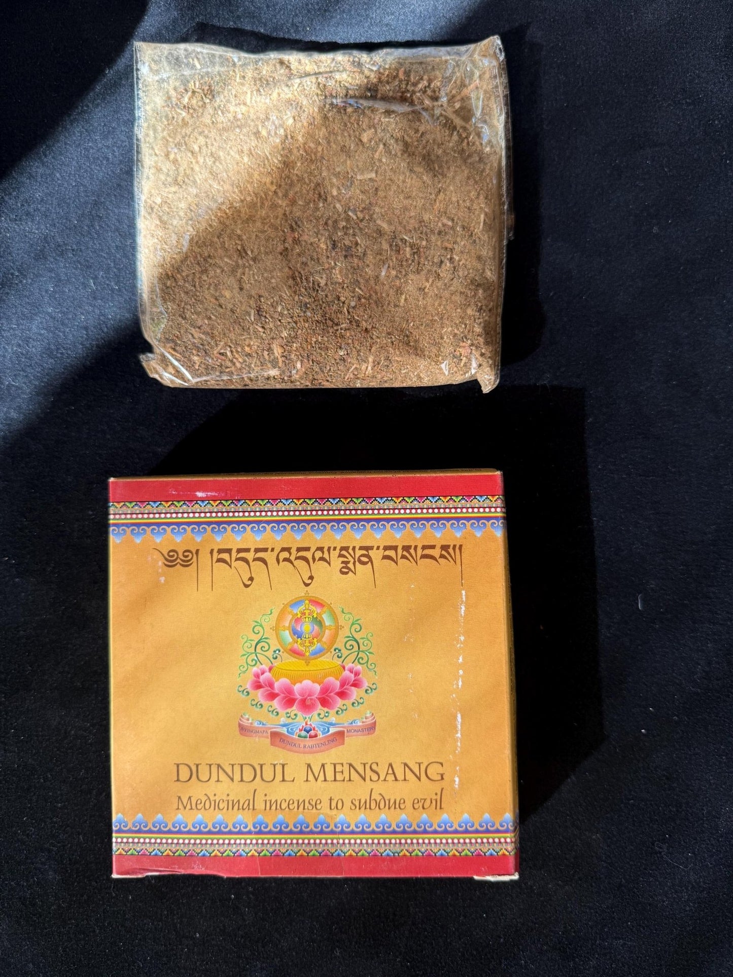 Dundul Mensang Incense Powder| India | 45 grams | Dundul Raptenling Monastery | Dudjom - The Incense Stick