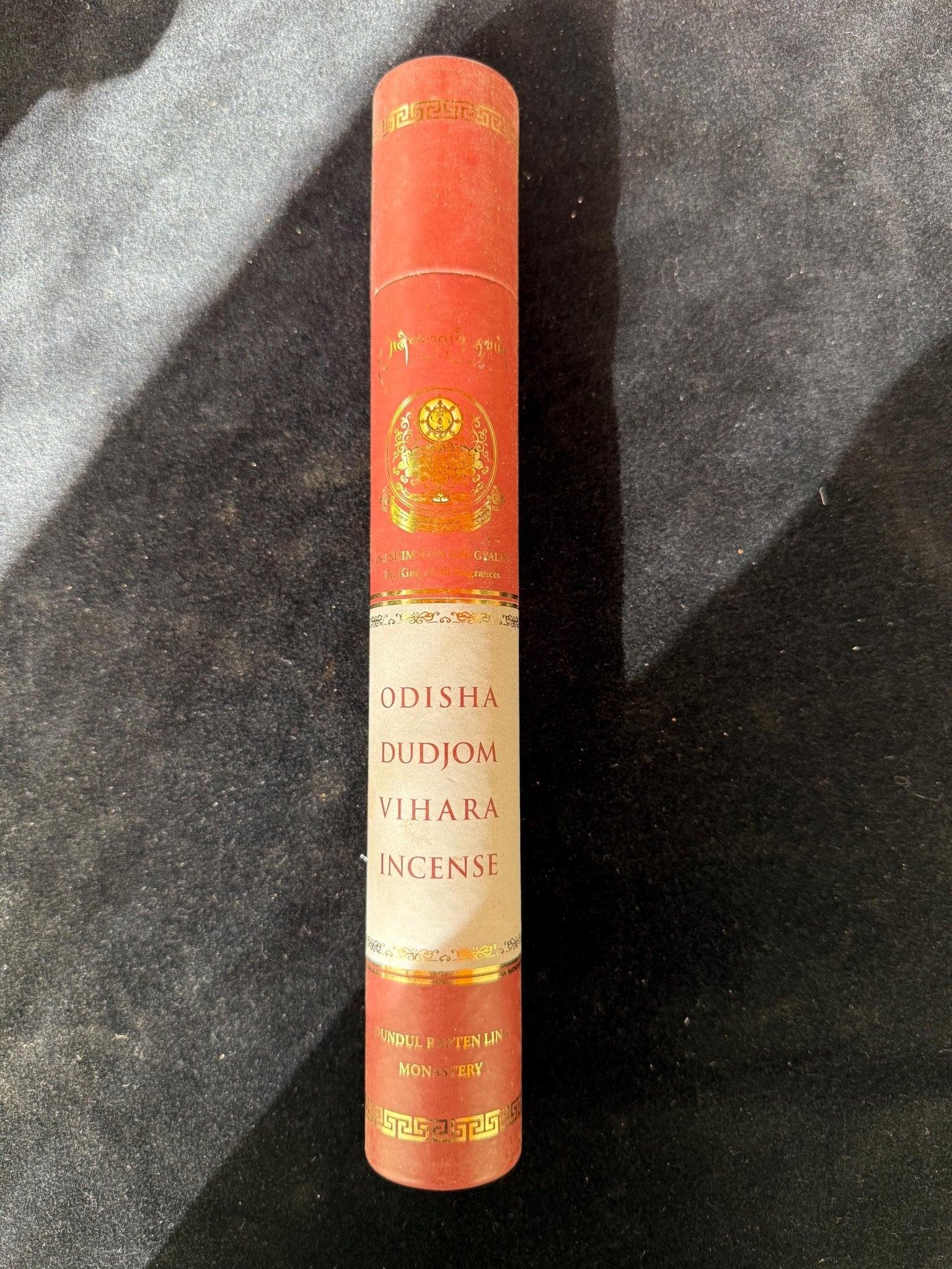 Odisha Dudjom Vihara Incense Sticks | India | 10 inch sticks | Approx. 24 sticks | Dundul Raptenling Monastery | Dudjom - The Incense Stick