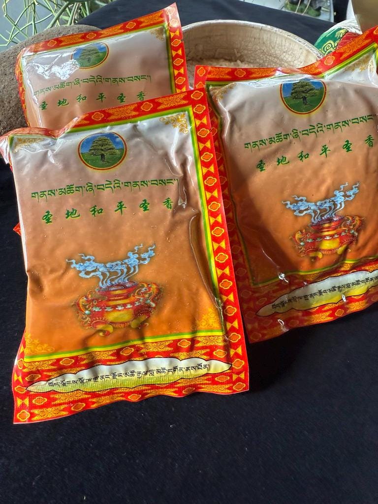 Tsogyal Latso Holy Land Incense Powder | 80 grams | Tibet | Yeshe Tsogyal - The Incense Stick