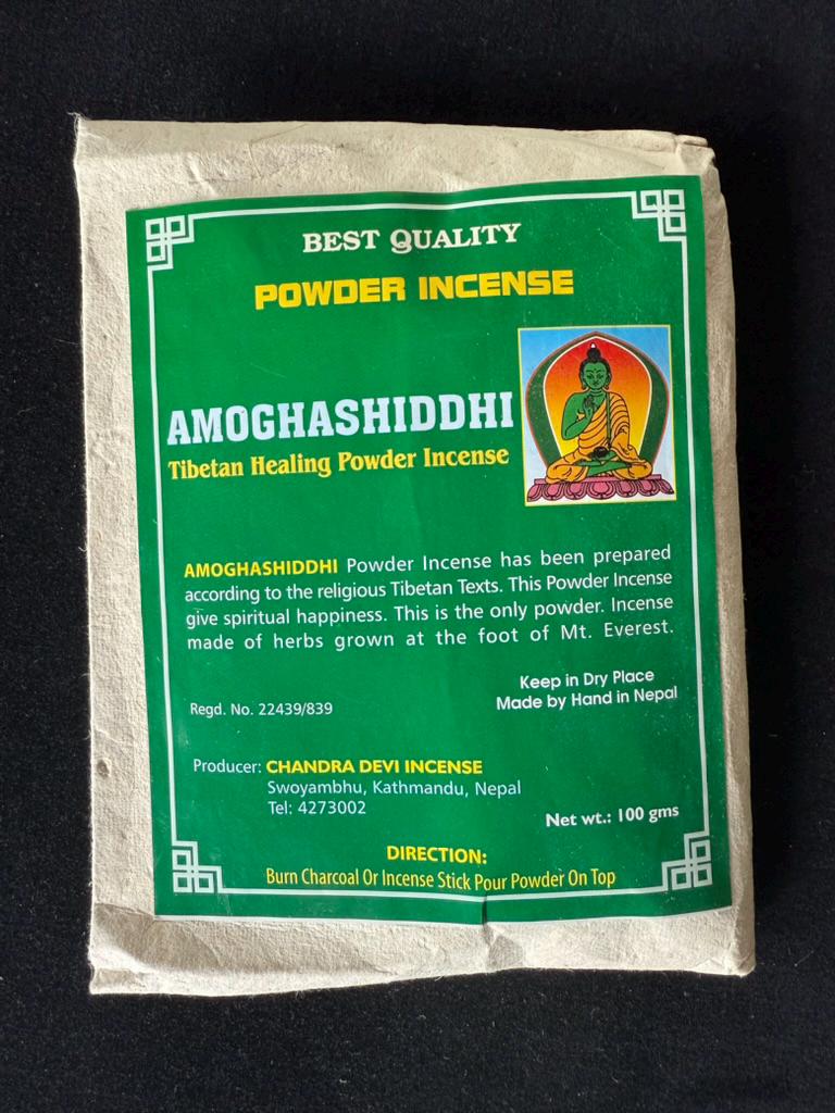 Amoghashiddhi Incense Powder| Nepalese Incense Powder | 100 grams | Chandra Devi Incense - The Incense Stick