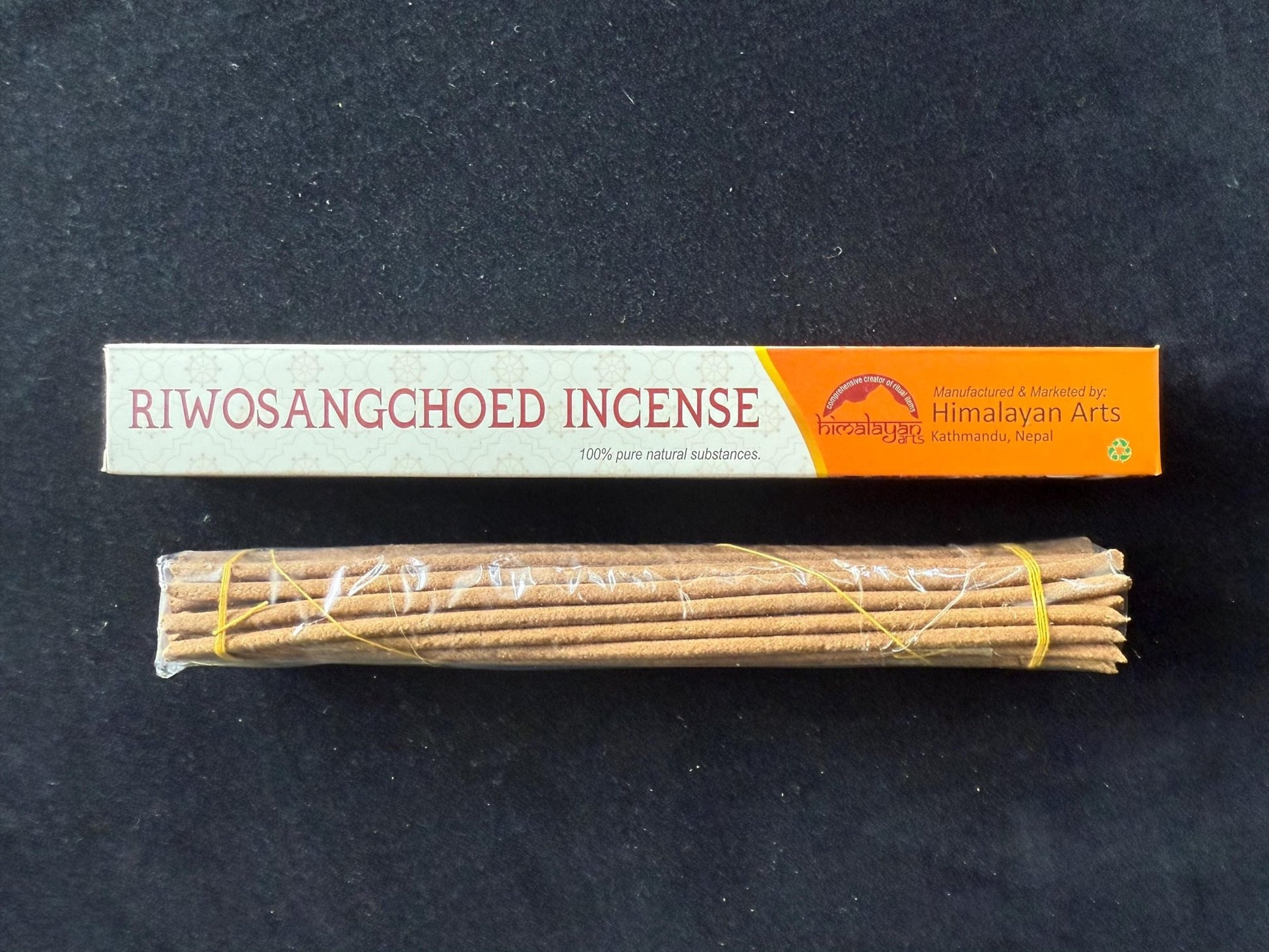 Riwosanchoe Incense | Tibetan Incense | 30 sticks | 8.5in length | Nepal | Riwo Sangcho | Himalayan Arts - The Incense Stick