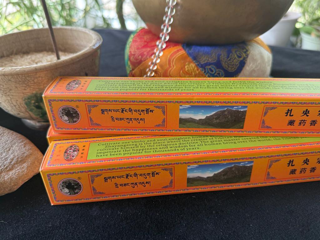 Guru Padmasambhava Holy Land Medicinal Incense | Tibet | 35 sticks | 9.5 inches long - The Incense Stick