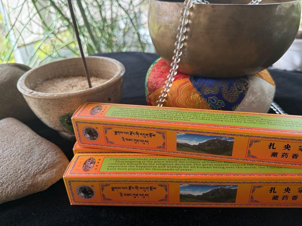 Guru Padmasambhava Holy Land Medicinal Incense | Tibet | 35 sticks | 9.5 inches long - The Incense Stick