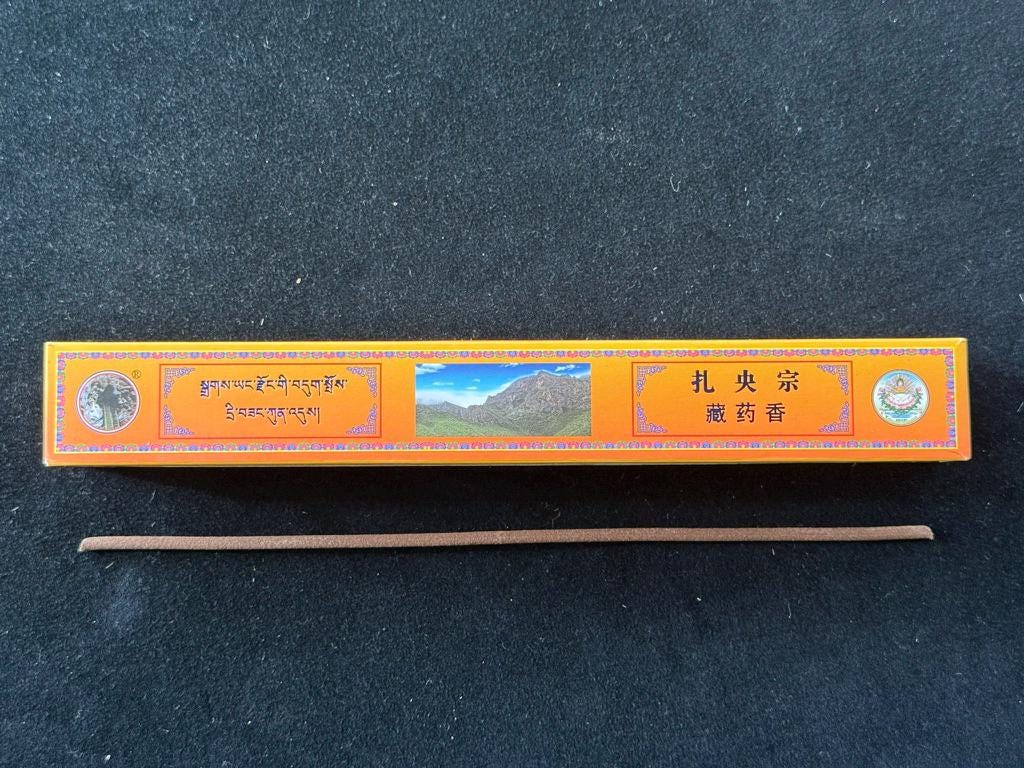 Guru Padmasambhava Holy Land Medicinal Incense | Tibet | 35 sticks | 9.5 inches long - The Incense Stick