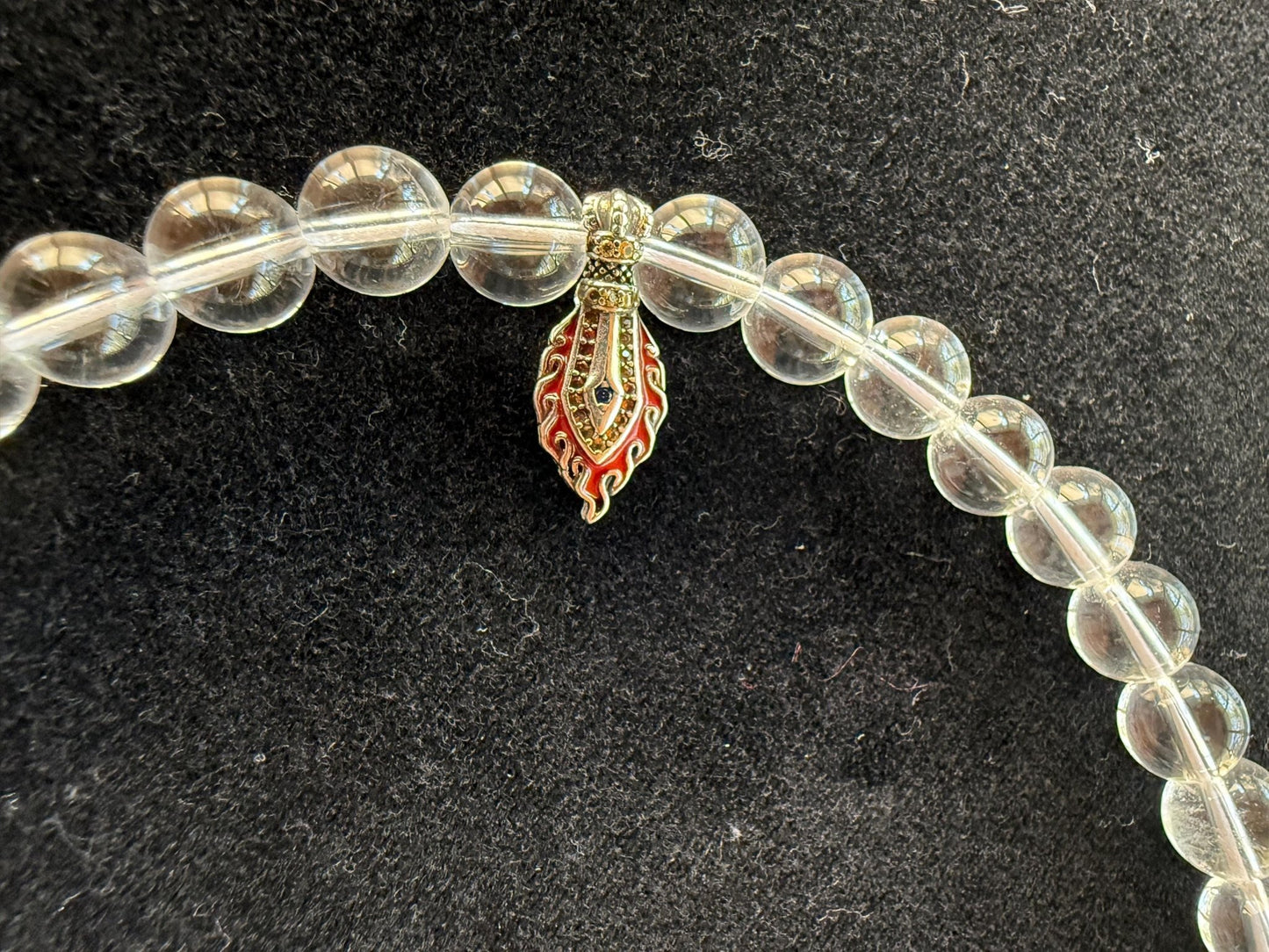 Manjushri Sword Mala Counter | Metal | Approx 5/16in x 3/4in | Tibet | Mala Counter - The Incense Stick