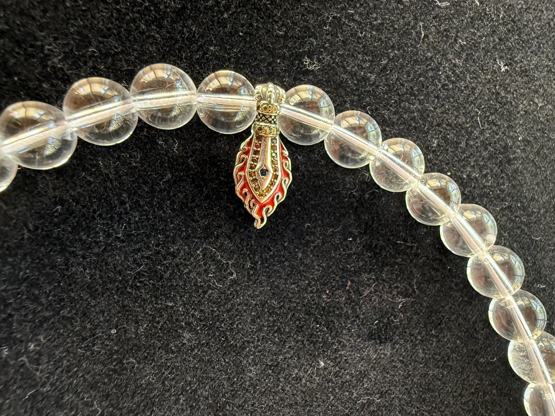 Manjushri Sword Mala Counter | Metal | Approx 5/16in x 3/4in | Tibet | Mala Counter - The Incense Stick