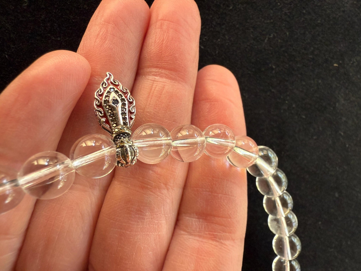 Manjushri Sword Mala Counter | Metal | Approx 5/16in x 3/4in | Tibet | Mala Counter - The Incense Stick