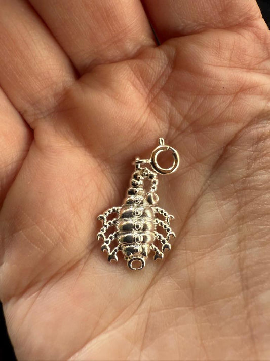 Nine Headed Scorpion Pendant | 925 Silver | Approx .75 inches long x .50 inches wide | Tibet | Guru Rinpoche - The Incense Stick