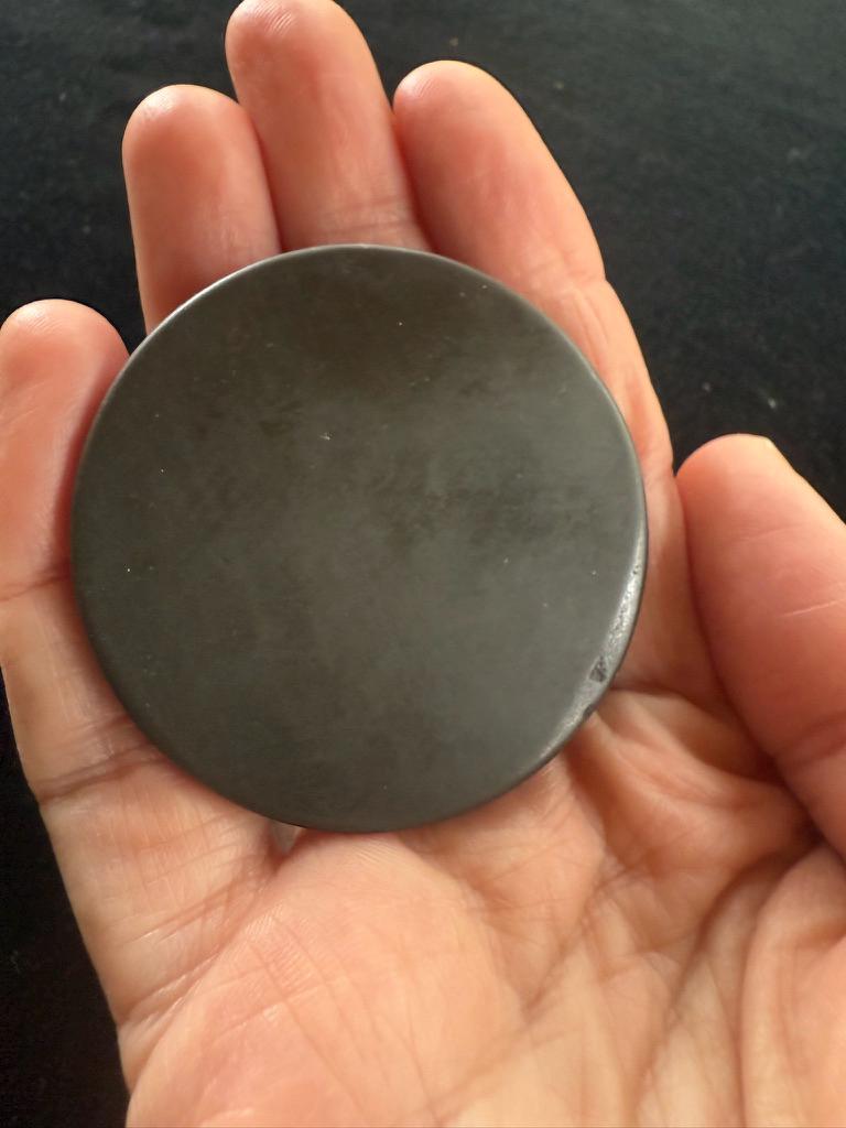 Naga Blessing Stone Disc | Bian Stone | Approx 2 inches in diameter | Tibet | Water Blessing - The Incense Stick