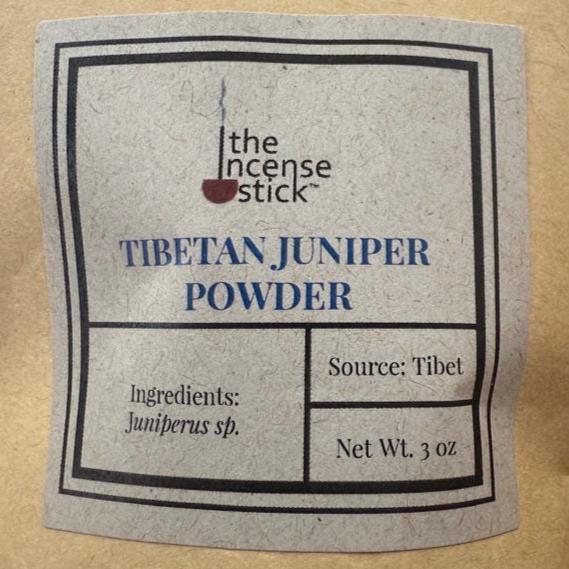 Tibetan Juniper Powder| 3 oz | Tibet | Juniperus sp. | Incense Base - The Incense Stick