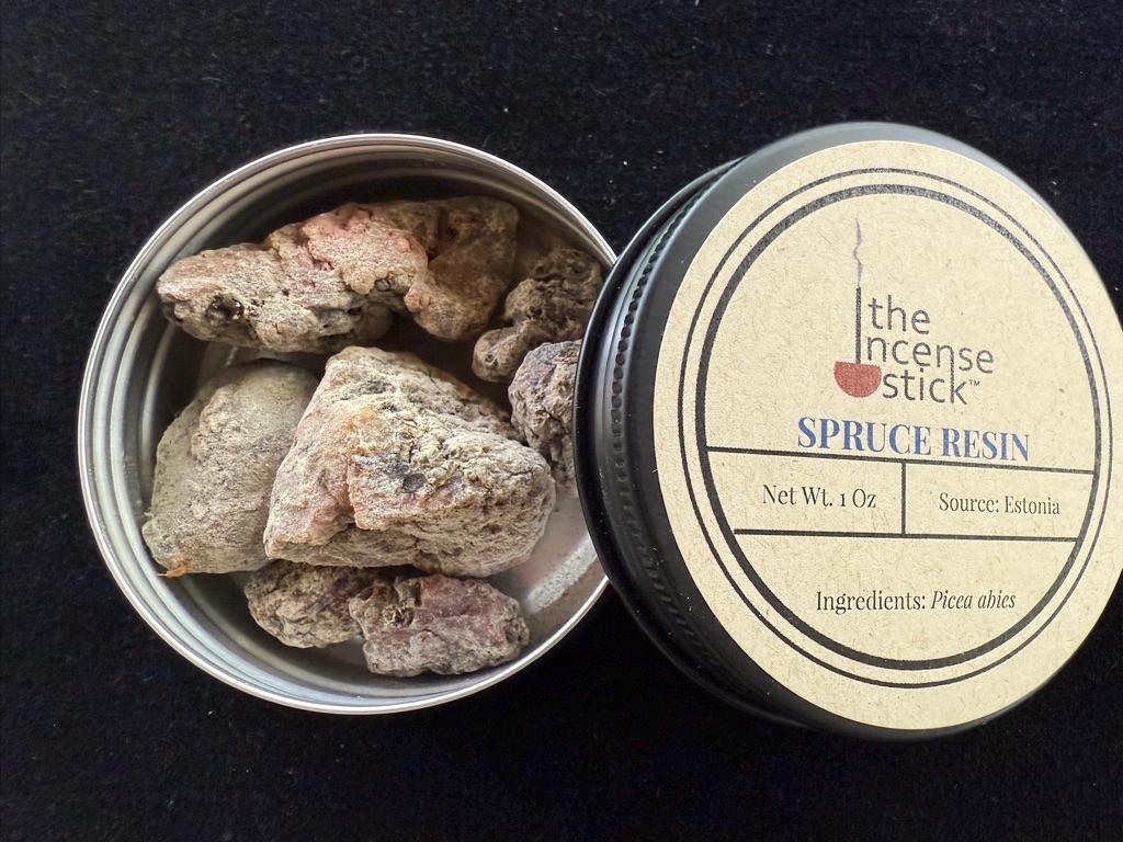 Spruce Resin | 1 ounce | Natural Tree Resin | Estonia | Picea abies | Norway Spruce - The Incense Stick