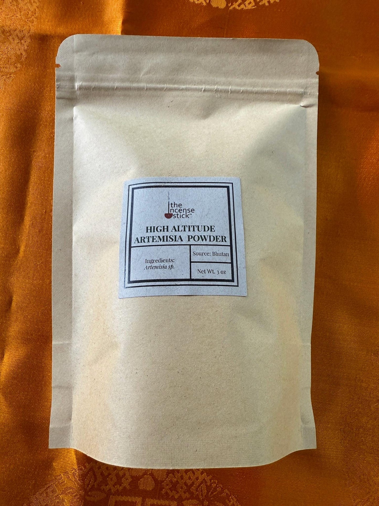High Altitude Artemisia Powder| 3 oz | Khempa | Bhutan - The Incense Stick