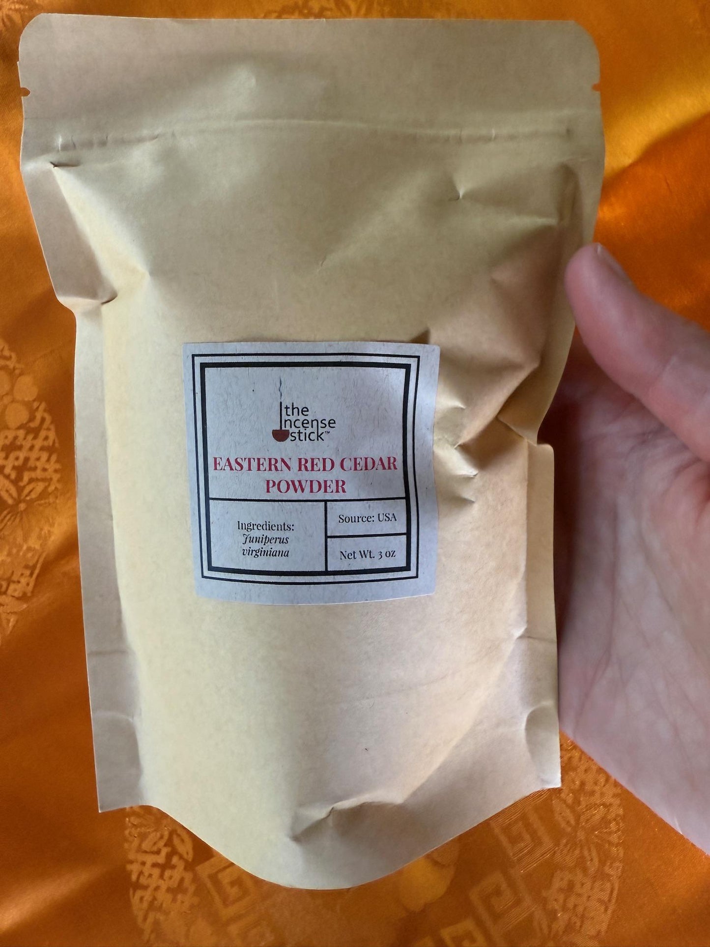 Eastern Red Cedar Powder| 3 oz | United States | Juniper Wood | Juniperus virginiana - The Incense Stick