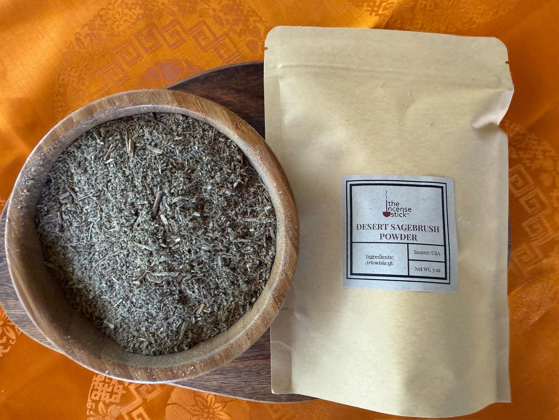 Desert Sagebrush Powder| 3 oz | United States | Artemisia sp. - The Incense Stick