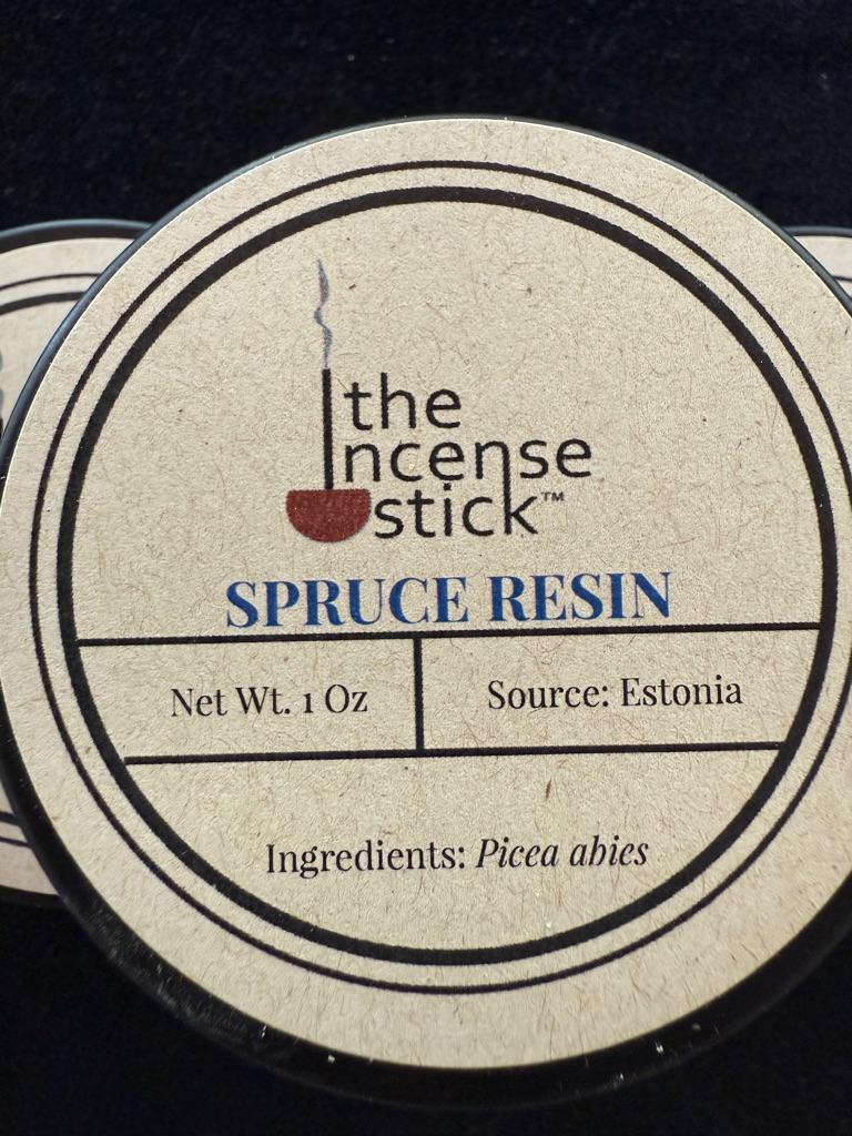 Spruce Resin | 1 ounce | Natural Tree Resin | Estonia | Picea abies | Norway Spruce - The Incense Stick