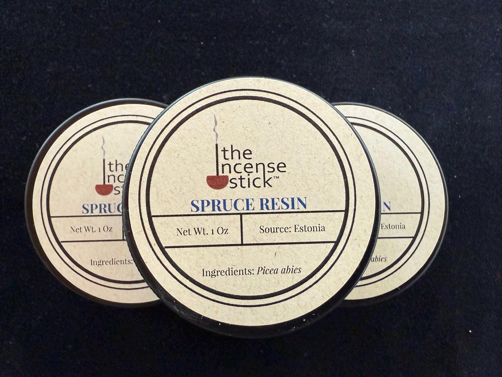 Spruce Resin | 1 ounce | Natural Tree Resin | Estonia | Picea abies | Norway Spruce - The Incense Stick