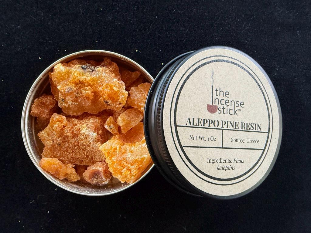 Aleppo Pine Resin (DRY) | 1 ounce | Natural Tree Resin | Greece | Pinus halepensis - The Incense Stick