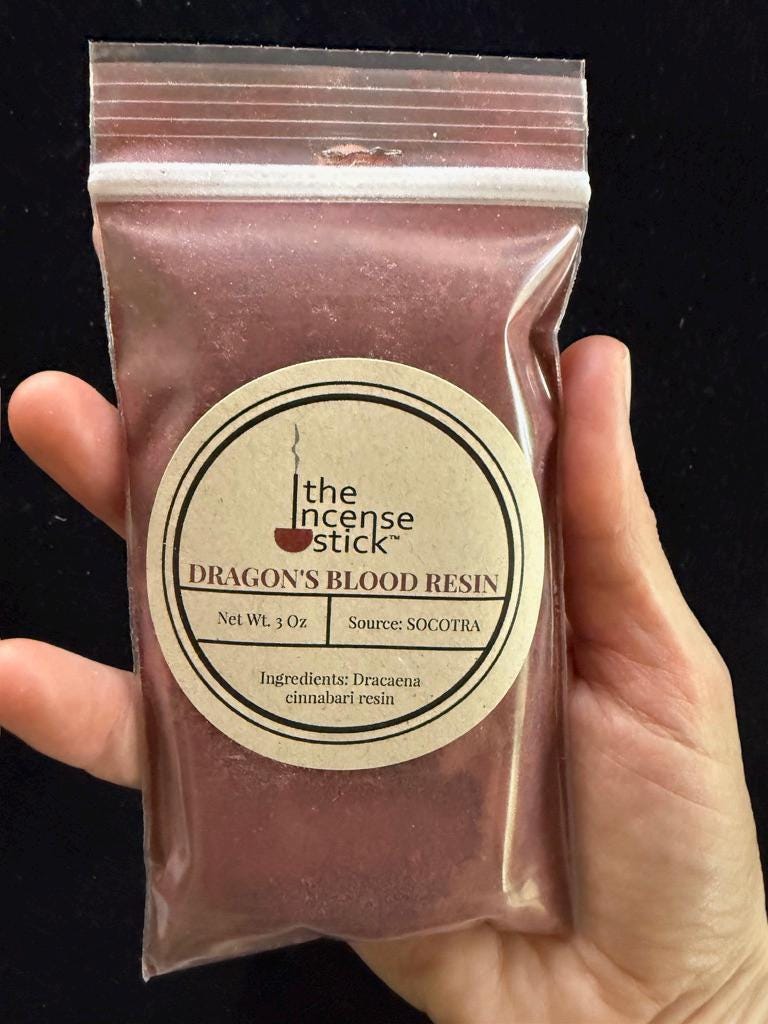 Dragon's Blood Resin Powder | Socotra | 3 ounce | Natural Tree Resin - The Incense Stick