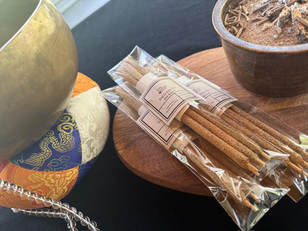 Palo Santo Incense Sticks | 5 Sticks | 7.5" long | Natural | Peru | Bursera graveolens | Convenient - The Incense Stick