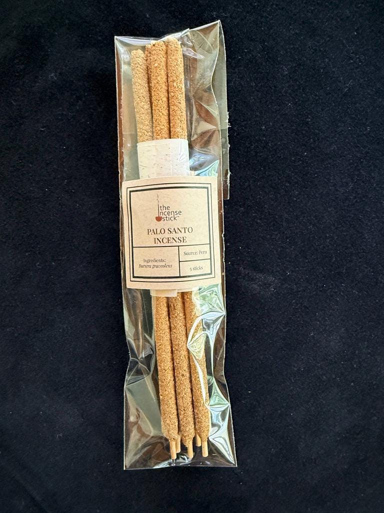 Palo Santo Incense Sticks | 5 Sticks | 7.5" long | Natural | Peru | Bursera graveolens | Convenient - The Incense Stick