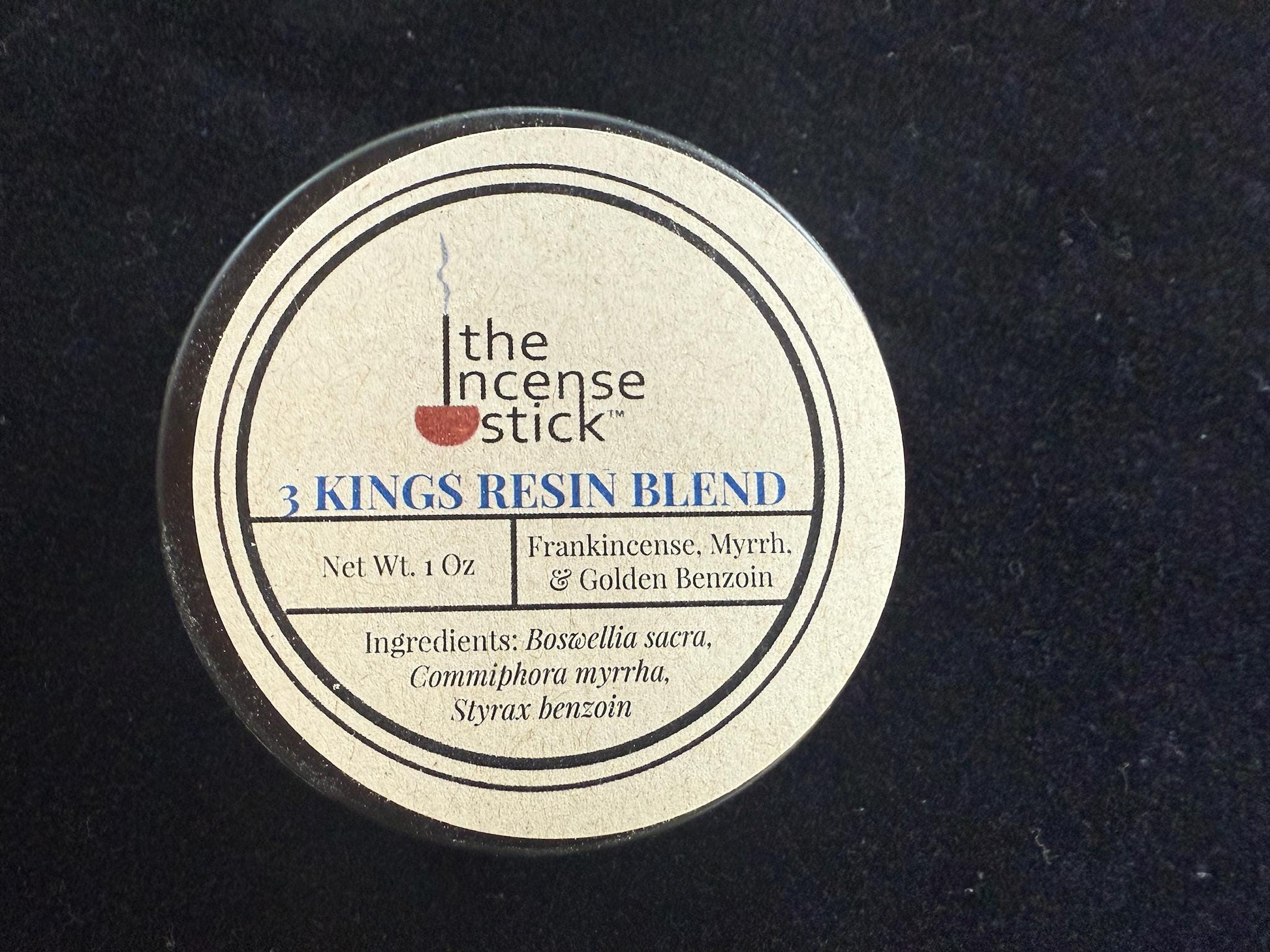 3 Kings Resin Blend Incense | Frankincense, Myrrh, & Golden Benzoin | High Quality | 1 ounce | 100% Natural Tree Resin - The Incense Stick