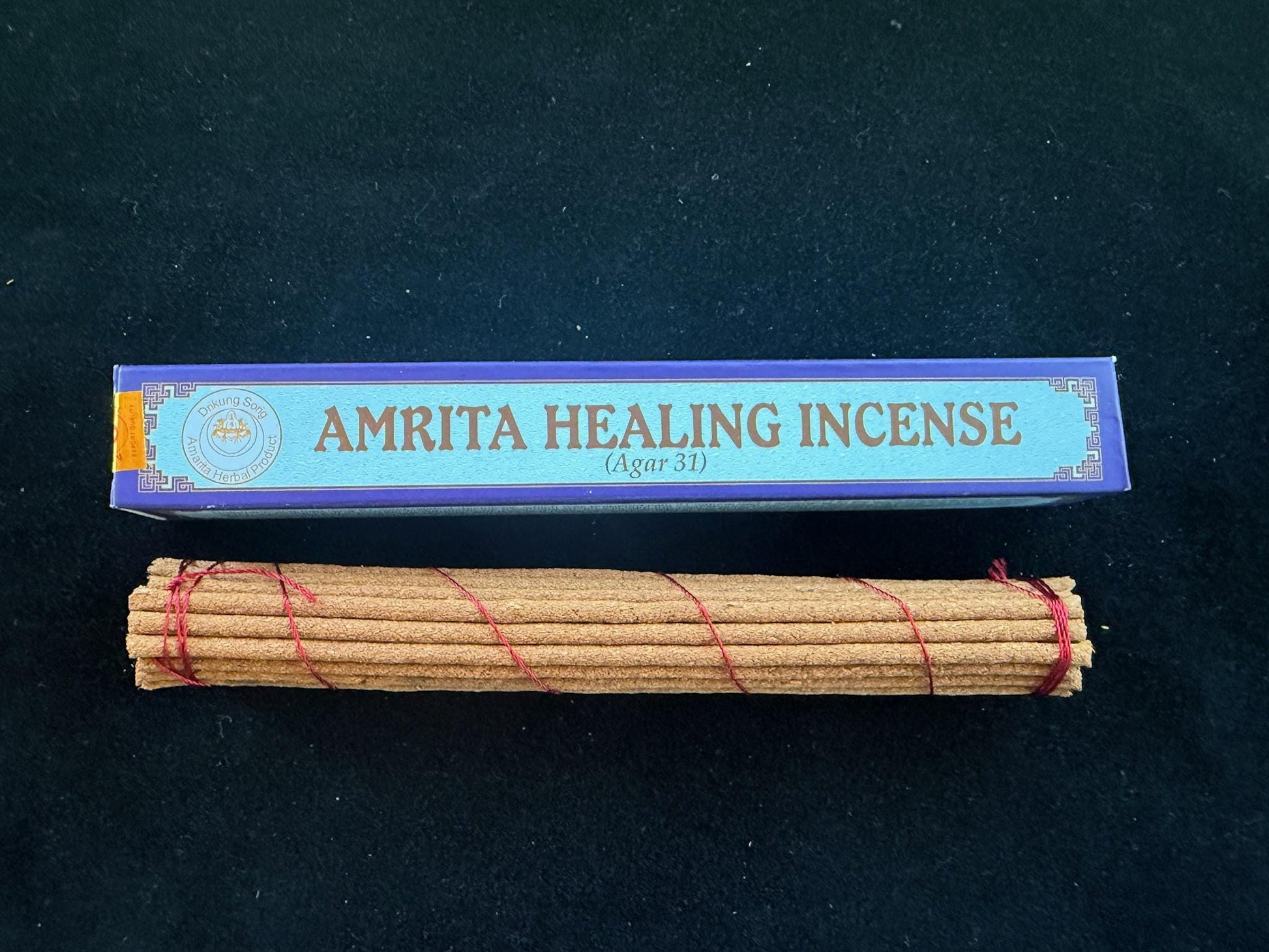 Amrita Healing (Agar 31) Incense | 22 sticks | 8 inches long | Drikung Sorig Amrita Herbal Product | Drikung Kagyu - The Incense Stick