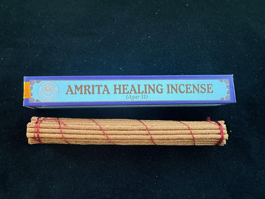 Amrita Healing (Agar 31) Incense | 22 sticks | 8 inches long | Drikung Sorig Amrita Herbal Product | Drikung Kagyu - The Incense Stick