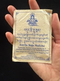 Amrita Naga Medicine Powder | Approx 1/2 ounce | Drikung Sorig Amrita Herbal Product - The Incense Stick