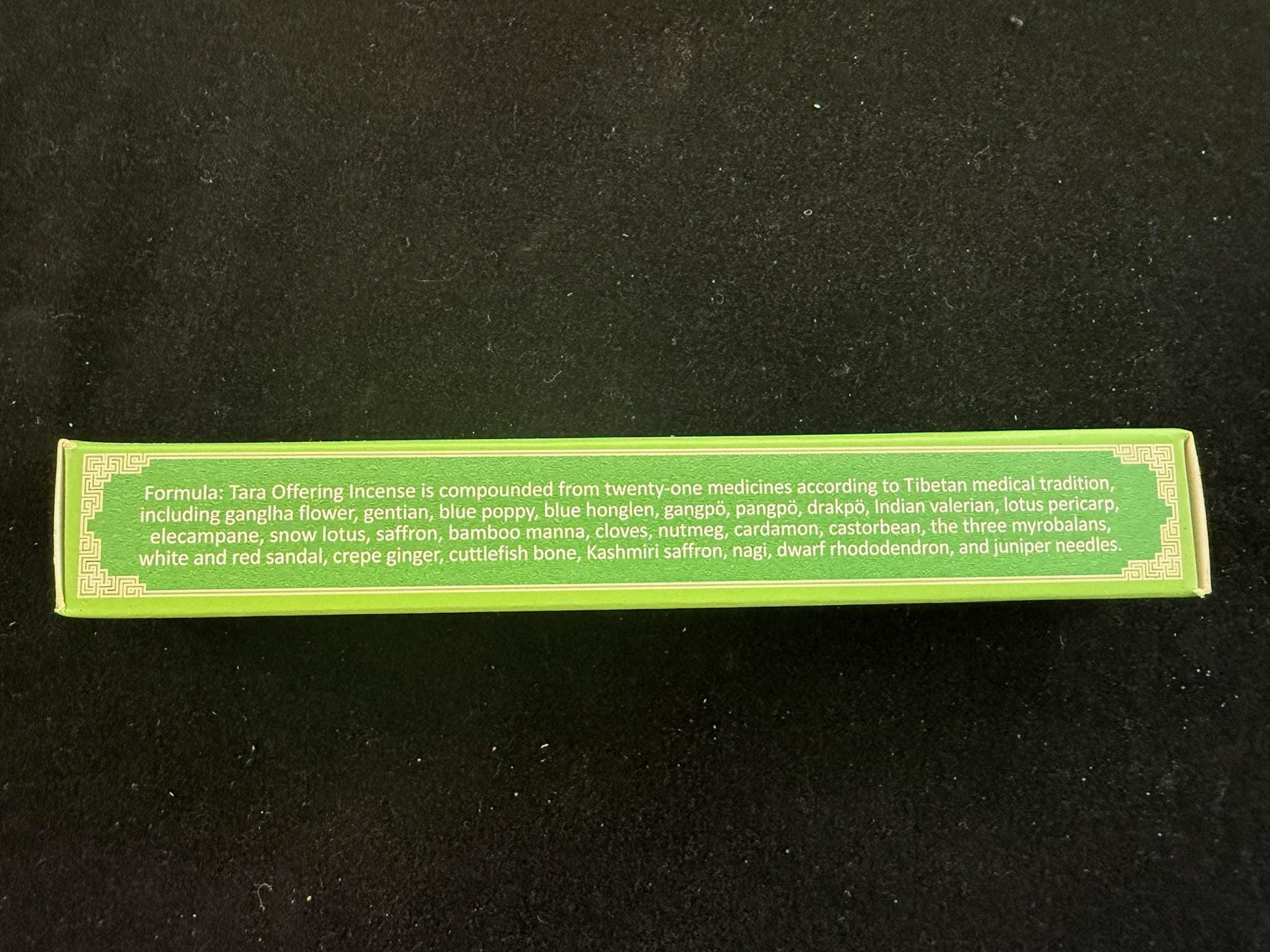 Tara Offering Incense | 19 sticks | 7 inches long | Jetsün Dölma | Drikung Sorig Amrita Herbal Product - The Incense Stick