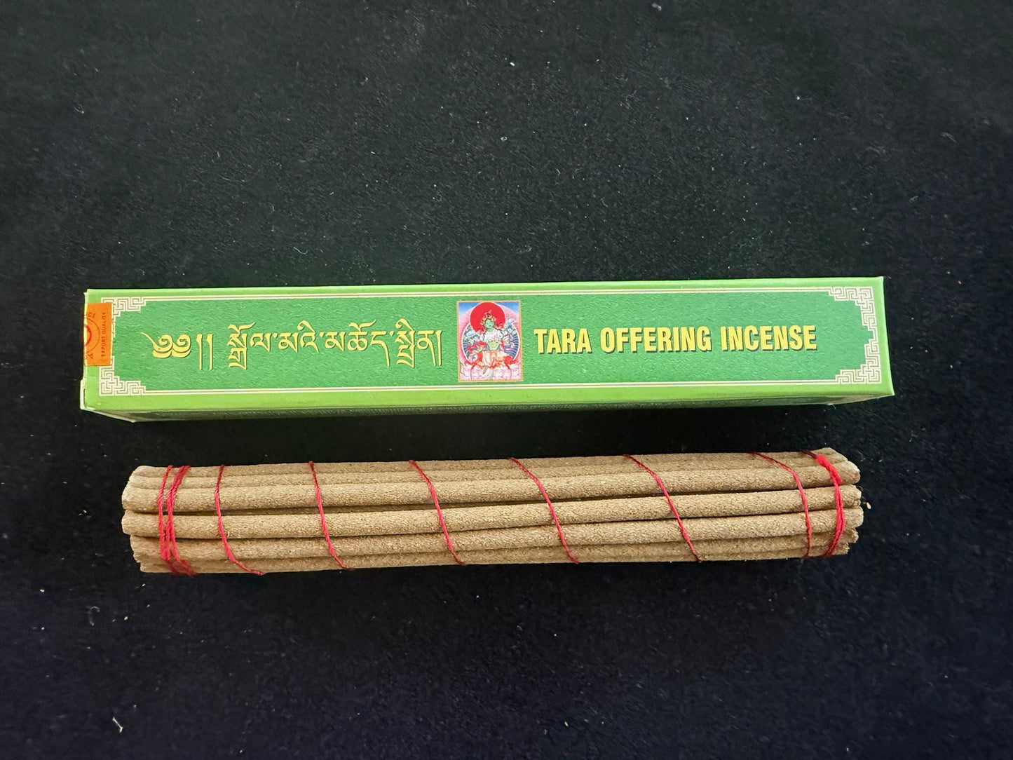 Tara Offering Incense | 19 sticks | 7 inches long | Jetsün Dölma | Drikung Sorig Amrita Herbal Product - The Incense Stick