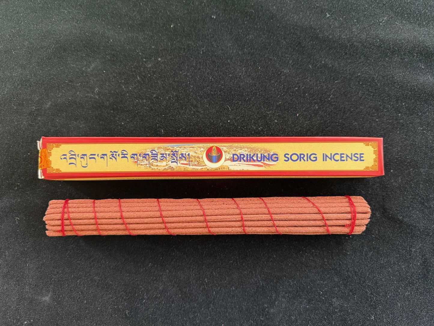 Drikung Sorig Incense | 30 sticks | 9.5 inches long | Drikung Sorig Amrita Herbal Product - The Incense Stick