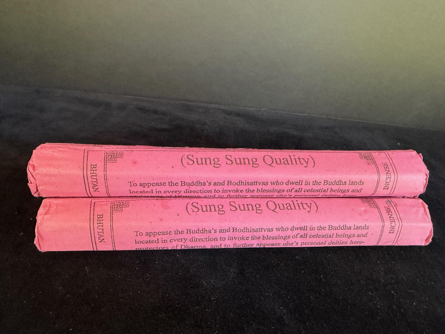 Sung Sung Quality Incense | Lopen Tandin Dorji | 30 sticks | 8.5 inches | Bhutan Jewel Incense House