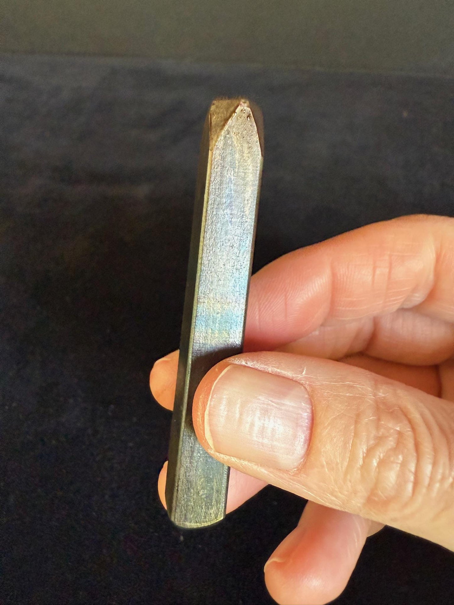 Double Dorje Tsa Tsa Mold Stamp | Metal Alloy | Approx 7mm high image | Vajra - The Incense Stick