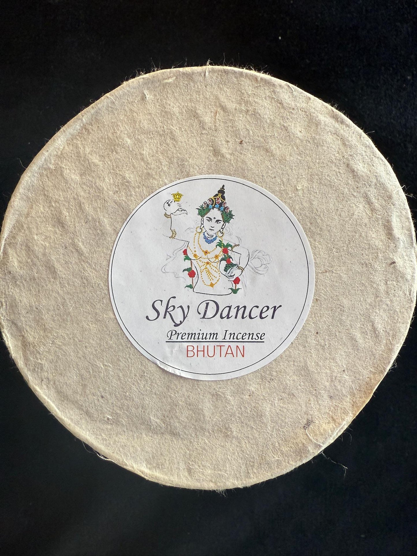 Sky Dancer | Bhutanese Incense | Incense Powder | 300 grams lokta paper canister | Bhutan Jewel Incense House - The Incense Stick