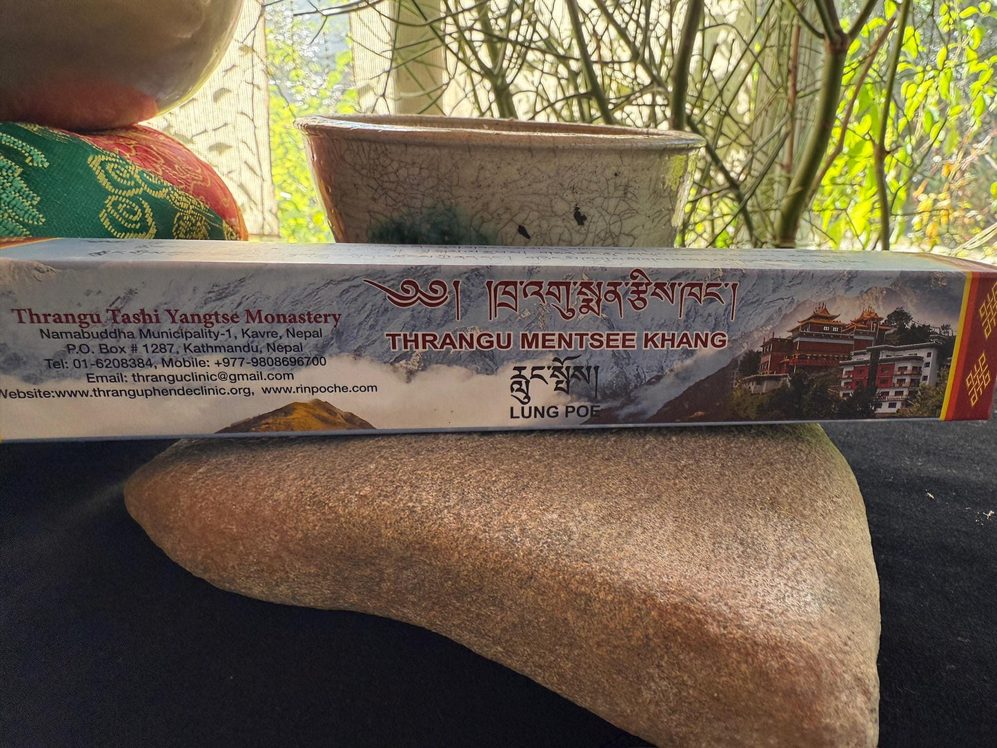 Thrangu Mentsee Khang Lung Poe Incense | Nepal | Approx 25 sticks | 8 inches long - The Incense Stick