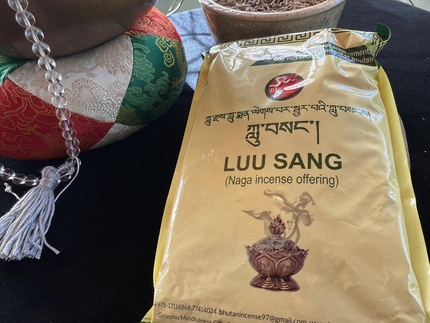 Luu Sang Incense powder | Bhutan | Approx 200 grams | Naga Incense Offering | Kuengacholing - The Incense Stick