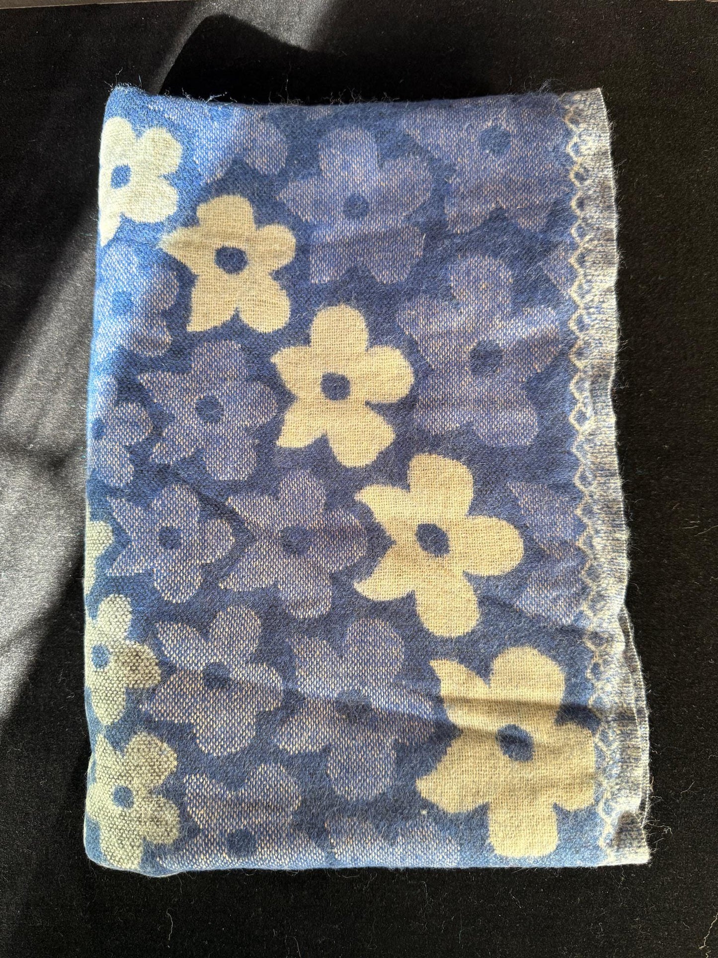 Nepalese Floral Swirl Shawl | 35" x 80" | Various Colors | Wool Blend - The Incense Stick