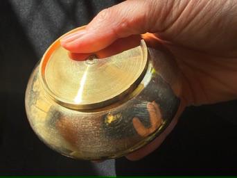 Brass Incense Burner | India | 4 inch diameter - The Incense Stick