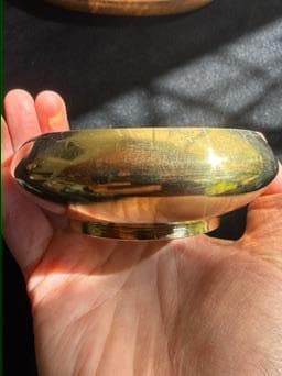 Brass Incense Burner | India | 4 inch diameter - The Incense Stick