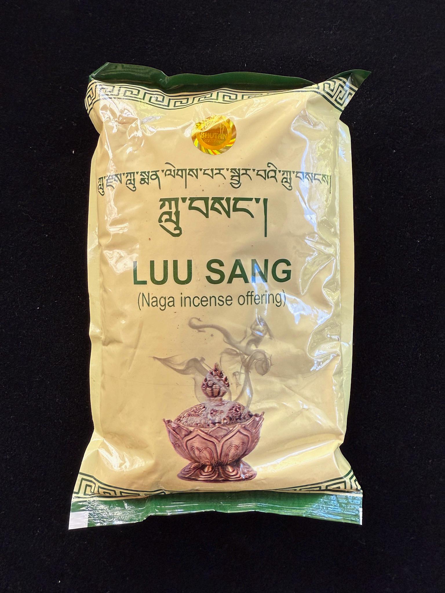 Luu Sang Incense powder | Bhutan | Approx 200 grams | Naga Incense Offering | Kuengacholing - The Incense Stick