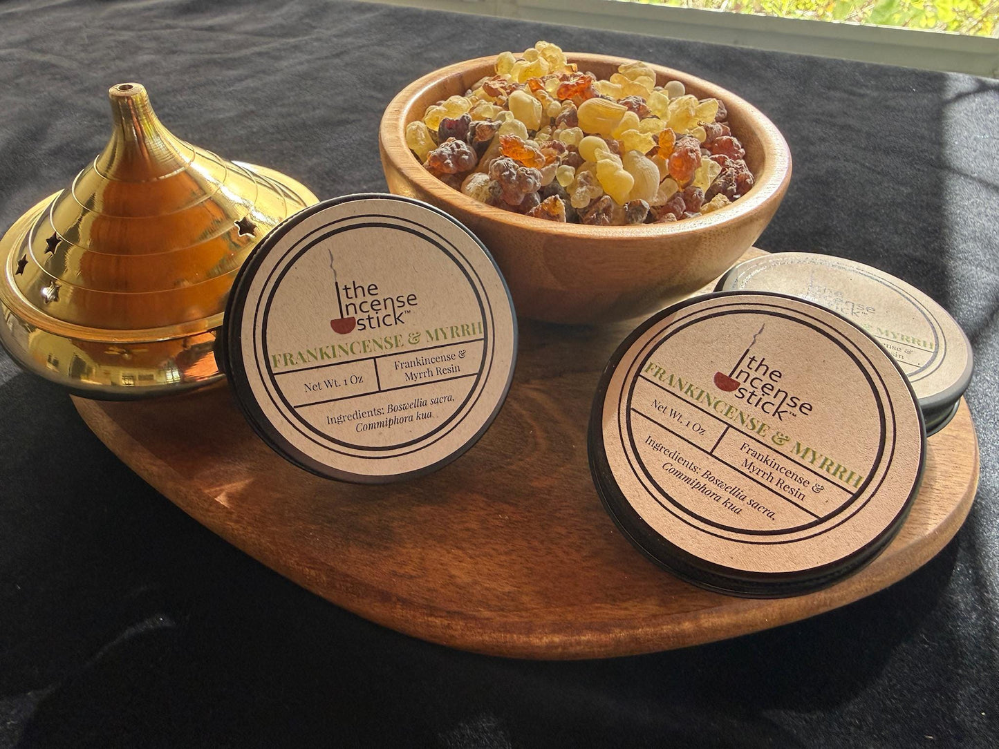 Frankincense and Myrrh Resin Blend Incense | High Quality | 1 ounce | 100% Natural Tree Resin