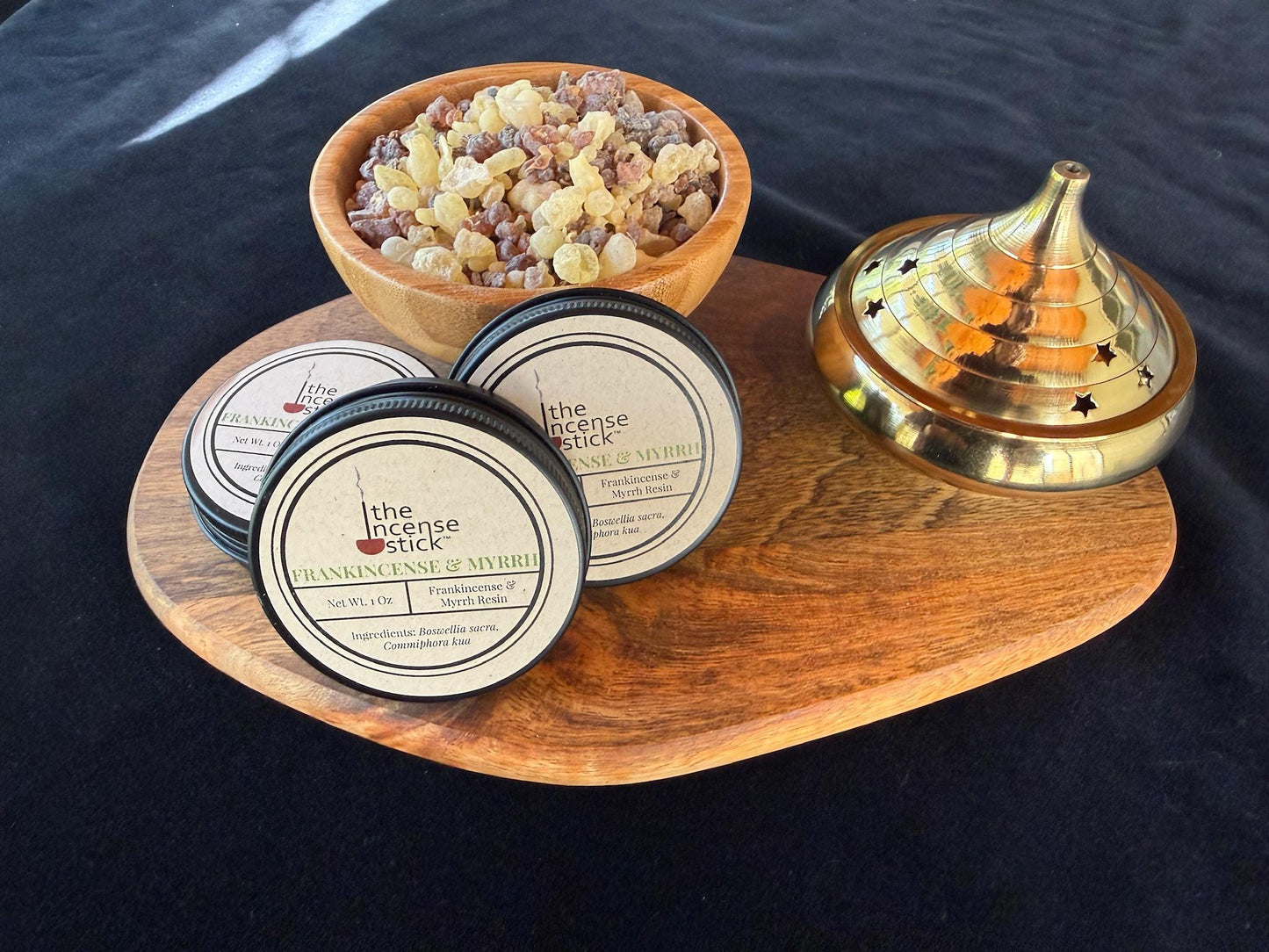Frankincense and Myrrh Resin Blend Incense | High Quality | 1 ounce | 100% Natural Tree Resin