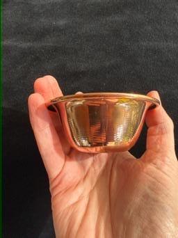 Copper Buddhist Water Offering Bowls | India | 3.25 inches | Set of 7