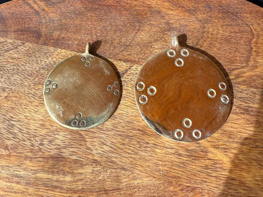 Melong | Tibetan Mirror | Brass | Nepal | 2 sizes available - The Incense Stick