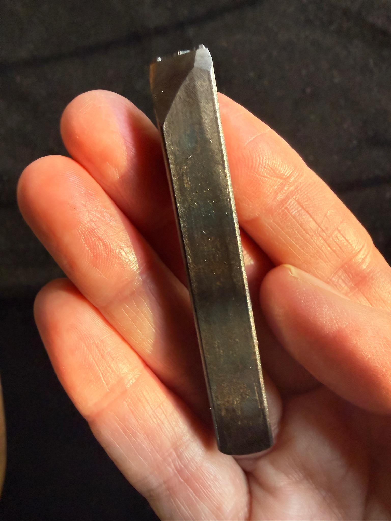 Stupa Tsa Tsa Mold Stamp | Carbon Steel | Tibet | Image 5.5mm w x 8mm h